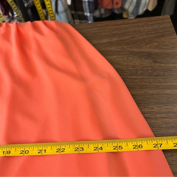 Wet seal White Lace and Orange High-Low Dress L - Picture 8 of 9